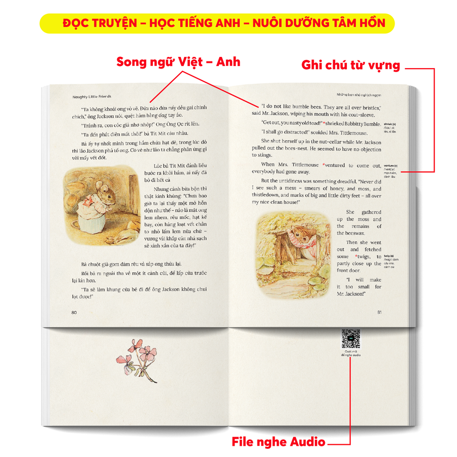 Thế Giới Của Thỏ Peter - The World of Peter Rabbit - Những Bạn Nhỏ Nghịch Ngợm - Naughty Little Friends - Song Ngữ - Ảnh 9