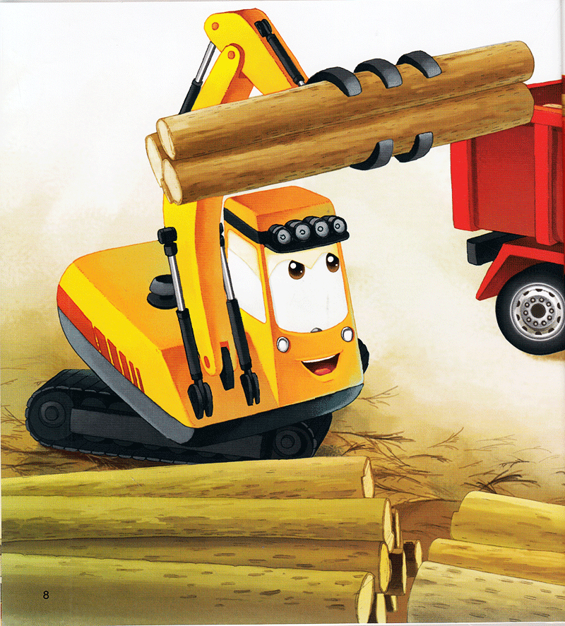 thế giới xe công trình - xe cẩu tốt bụng (tái bản 2019) - Ảnh 10