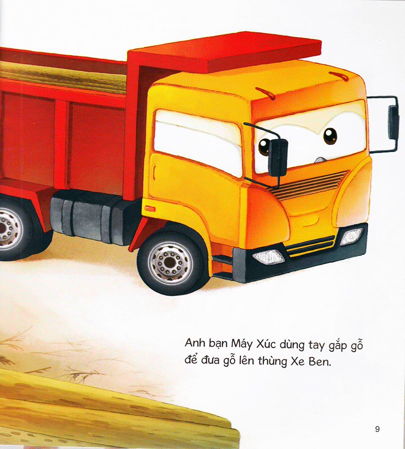 thế giới xe công trình - xe cẩu tốt bụng (tái bản 2019) - Ảnh 11