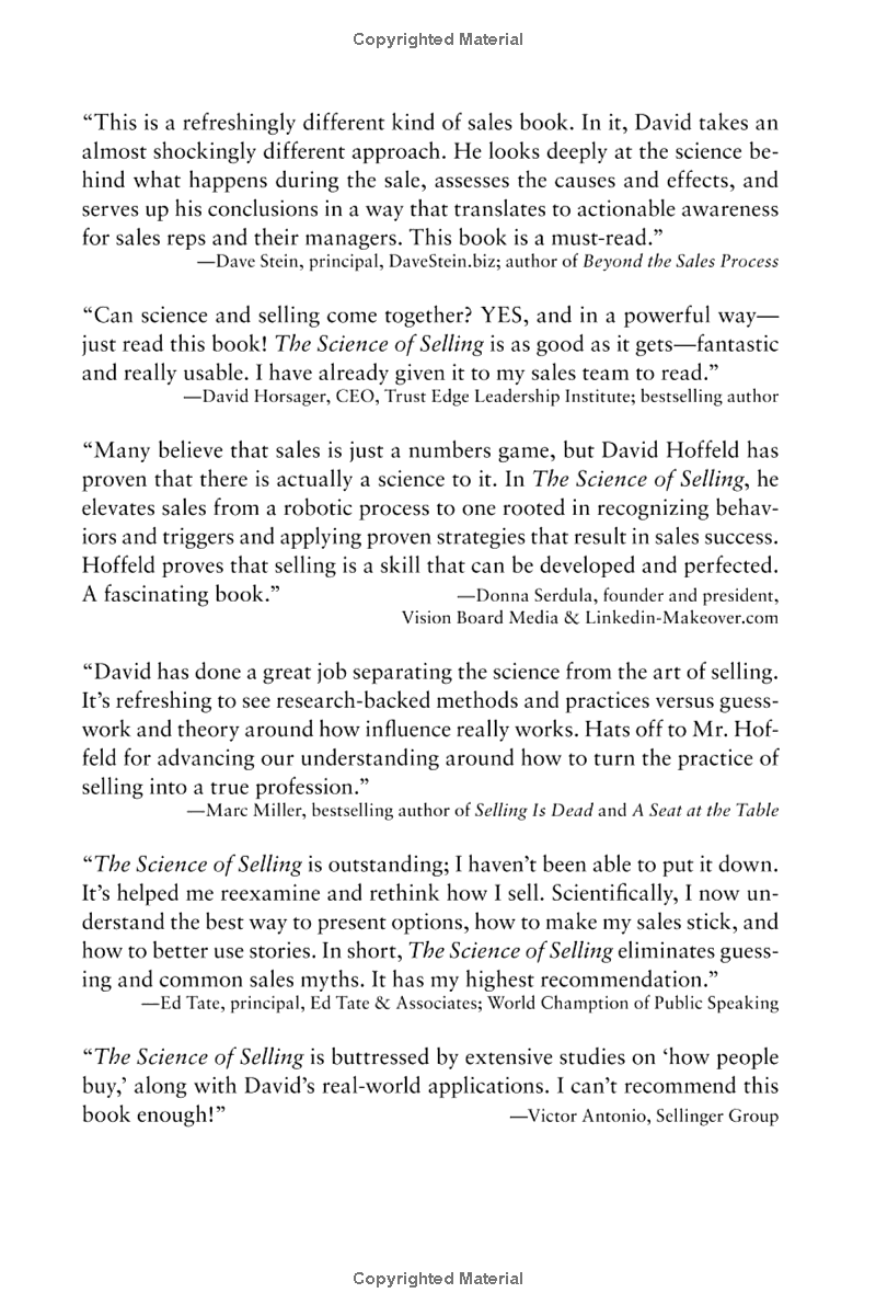 the science of selling: proven strategies to make your pitch, influence decisions, and close the deal - Ảnh 4