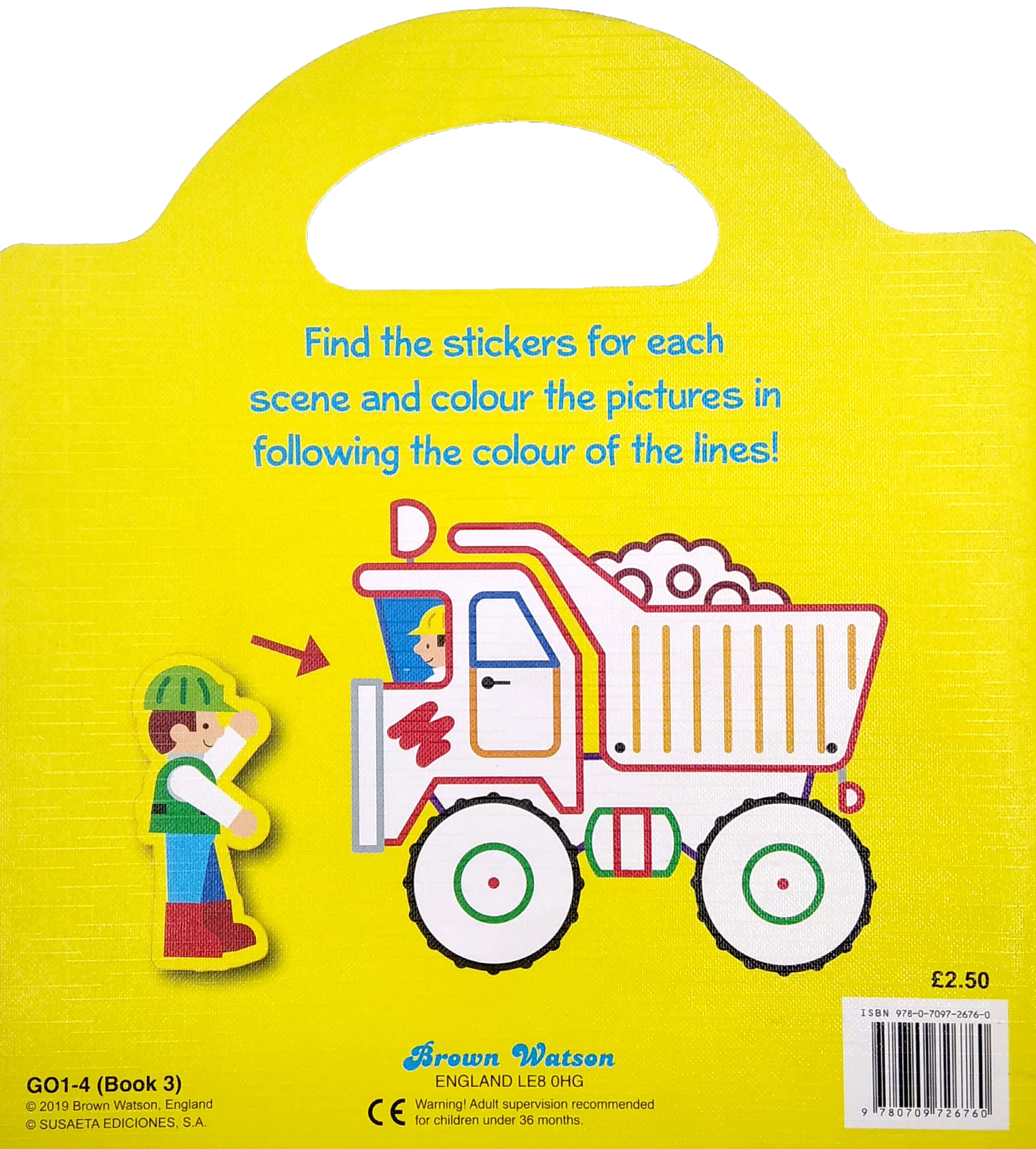 things that go sticker & colour: trucks and diggers - Ảnh 6