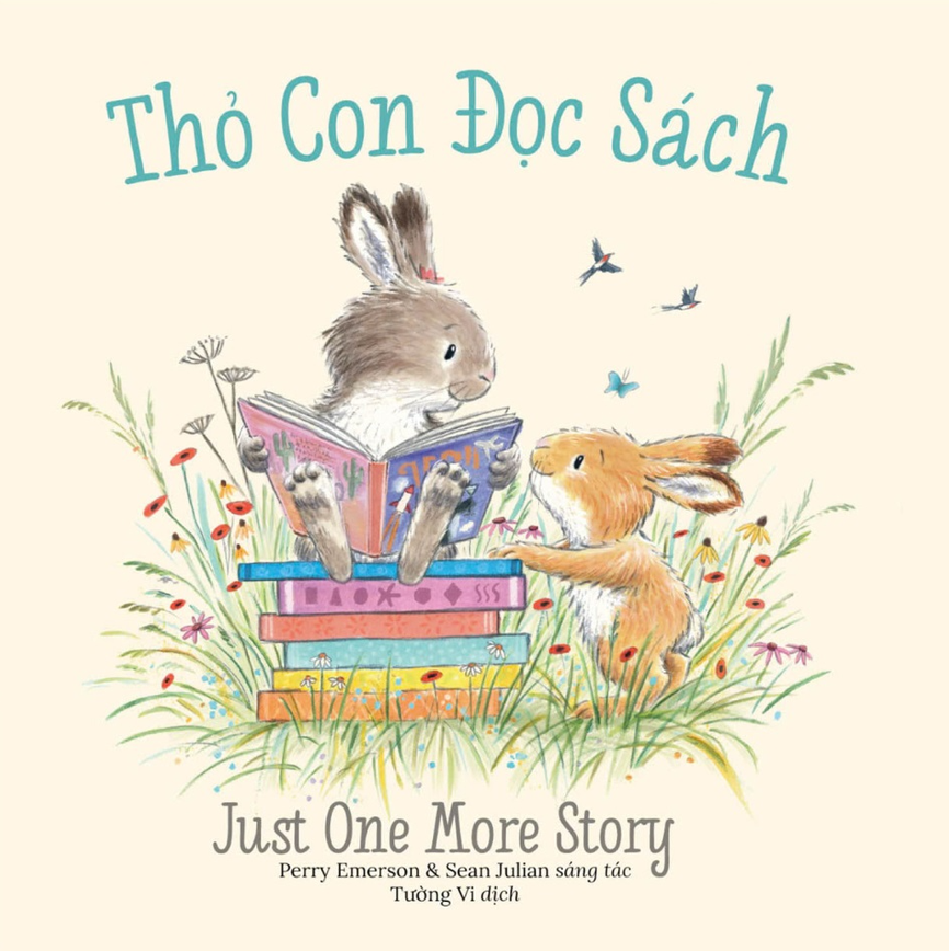 thỏ con đọc sách - just one more story - Ảnh 5