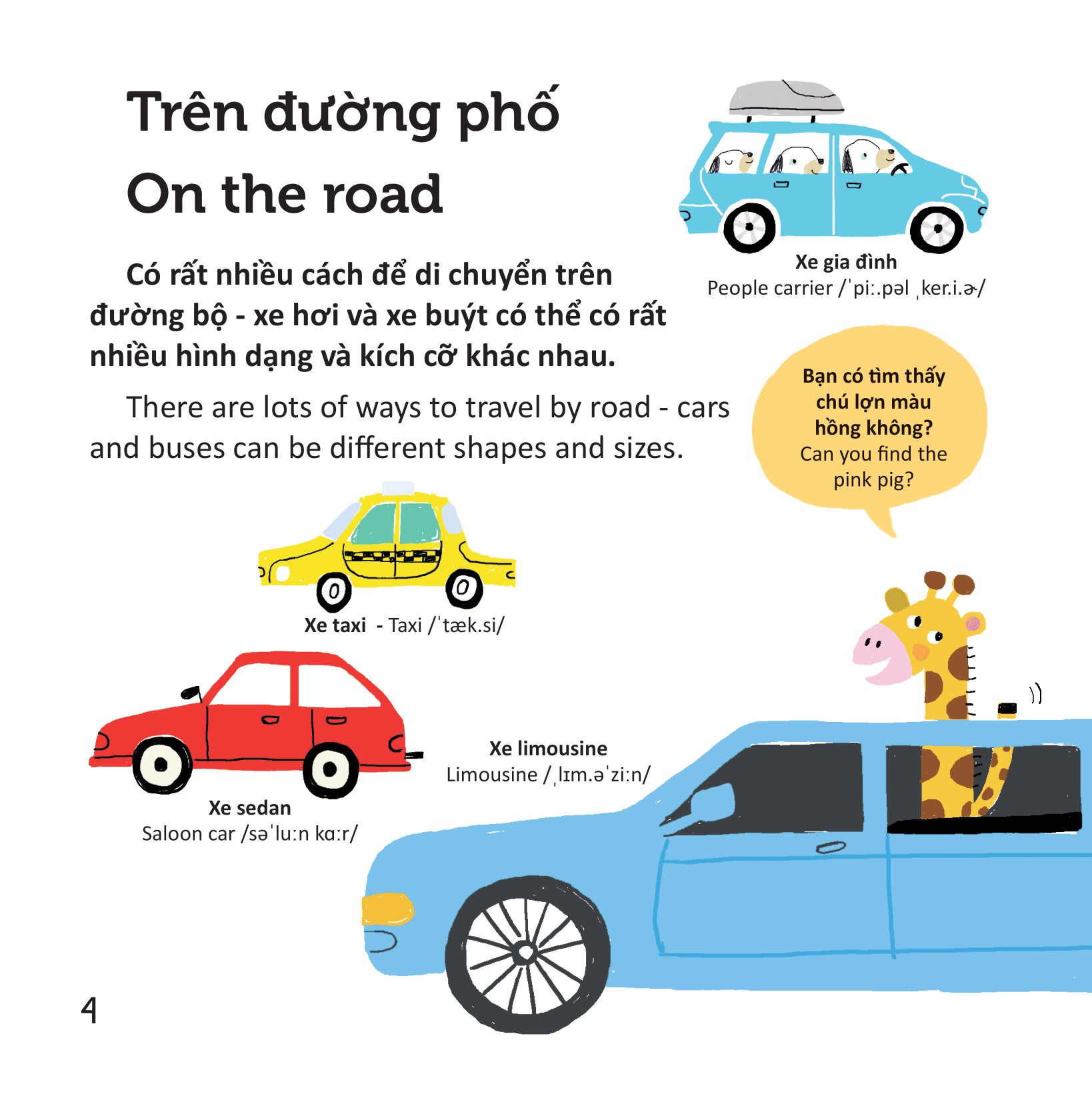 thư viện từ vựng đầu đời cho bé - phương tiện giao thông - on the go! - Ảnh 5