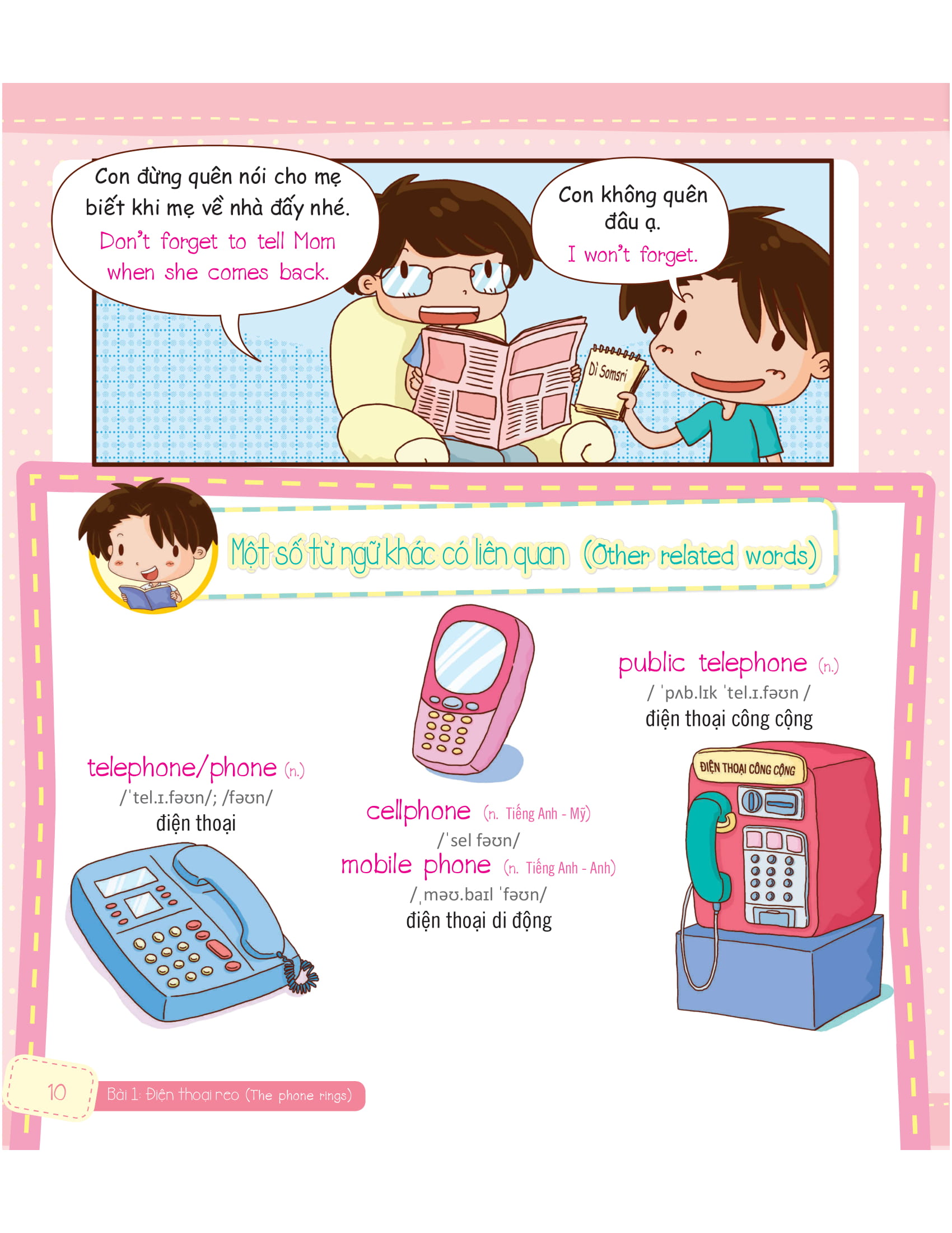 tiếng anh giao tiếp cho trẻ em - familyℹs activities - các hoạt động trong gia đình - Ảnh 17