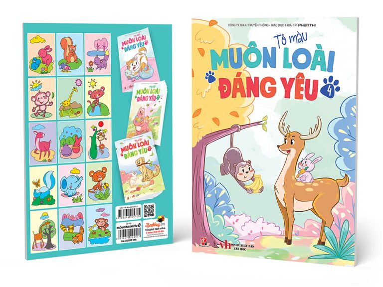 tô màu - muôn loài đáng yêu - tập 4 - Ảnh 2