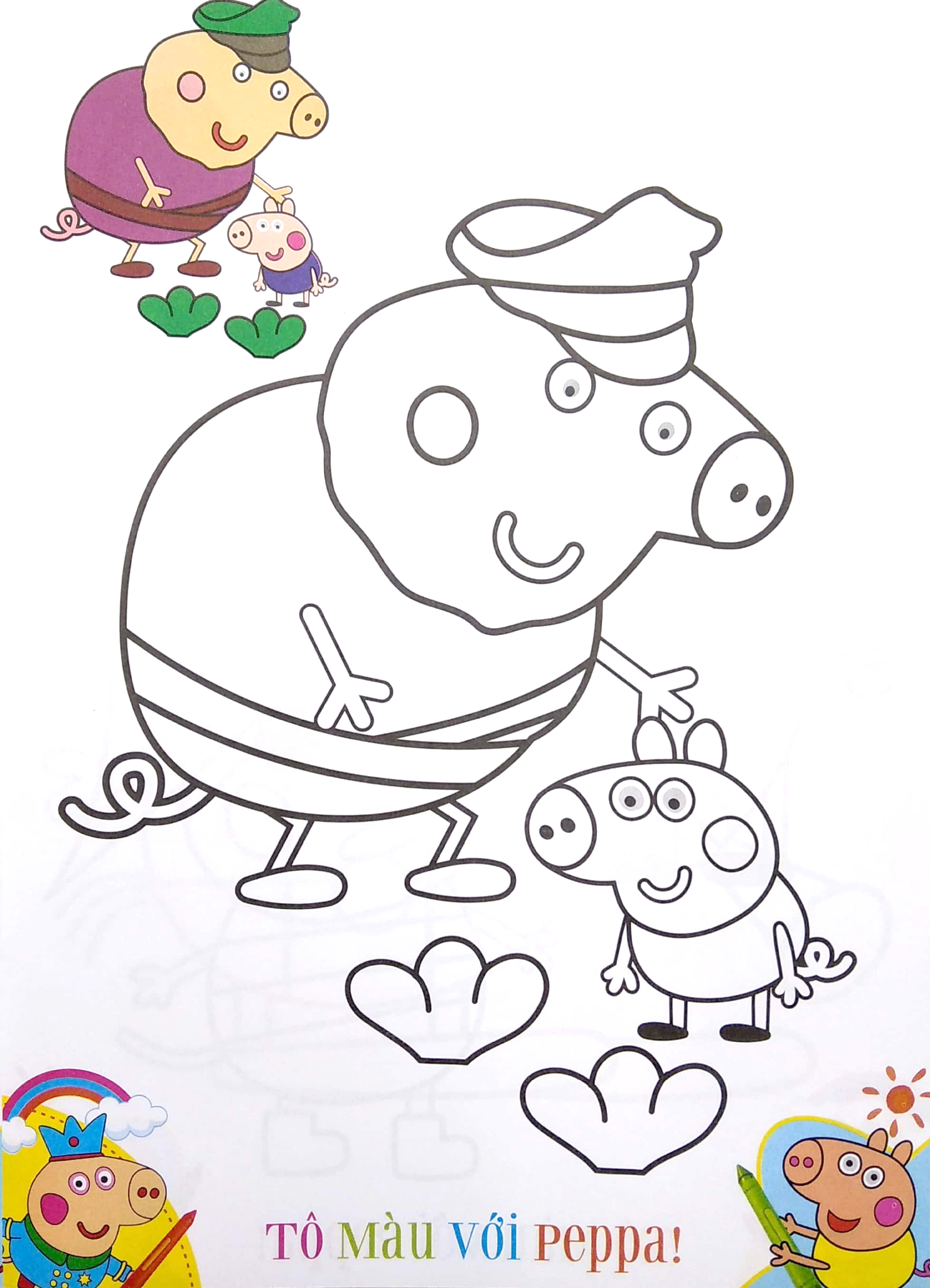 tô màu peppa pig - tập 2 (tái bản 2024) - Ảnh 4