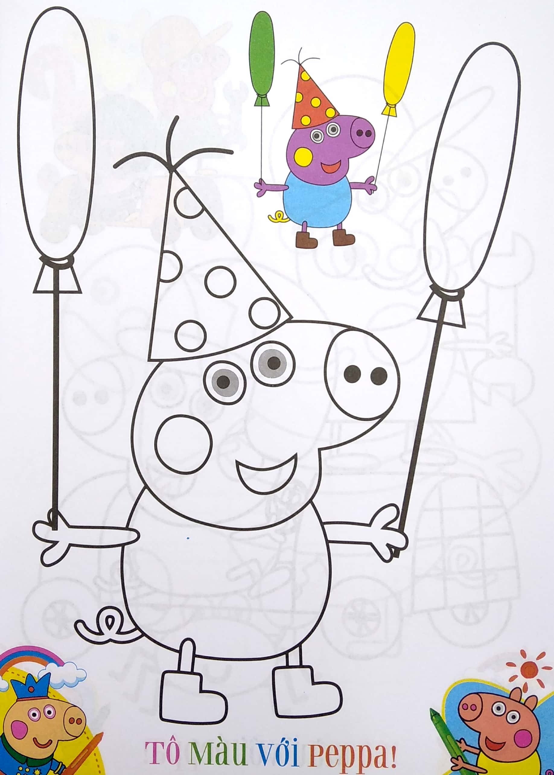 tô màu peppa pig - tập 4 (tái bản 2024) - Ảnh 4