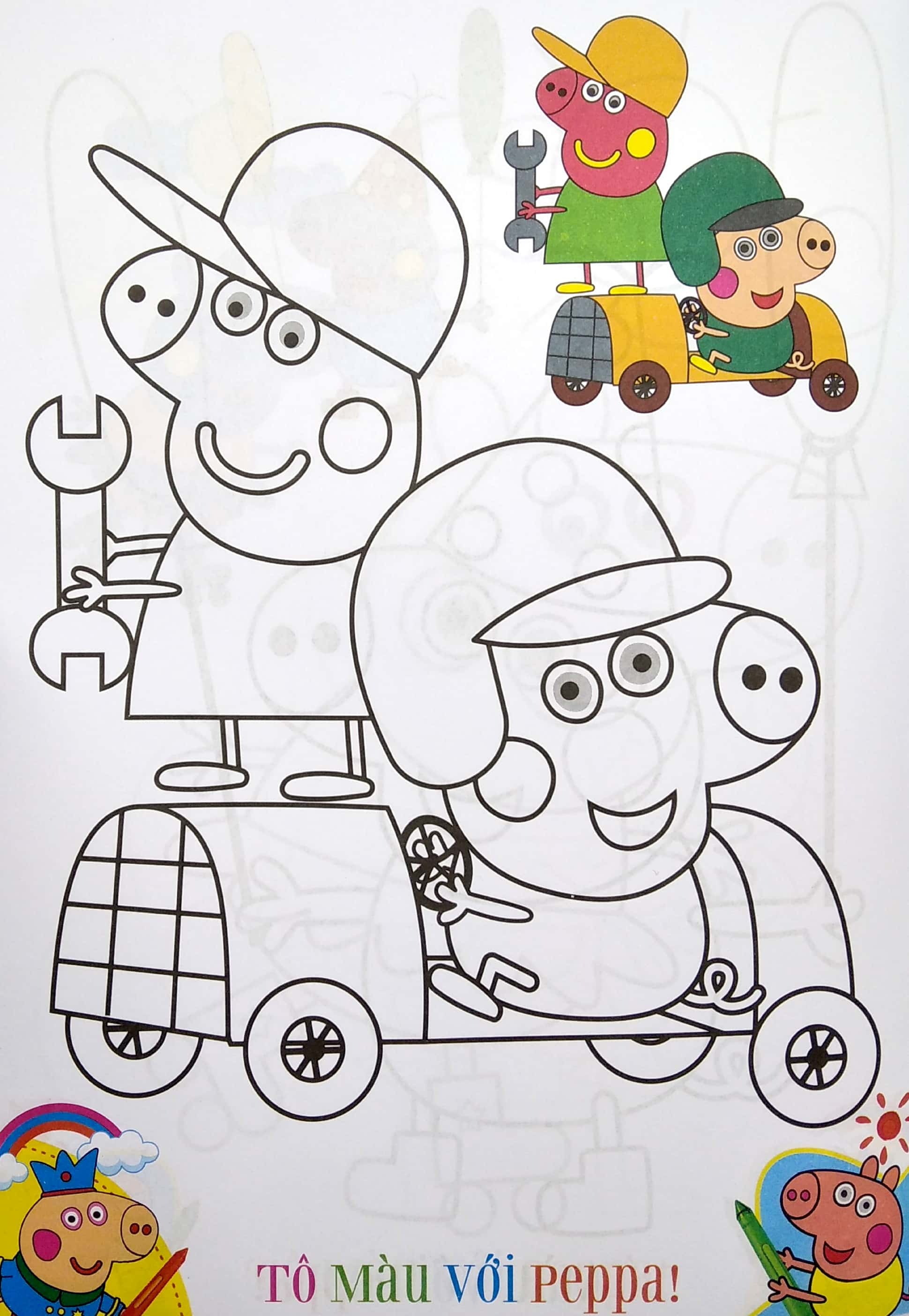 tô màu peppa pig - tập 4 (tái bản 2024) - Ảnh 5