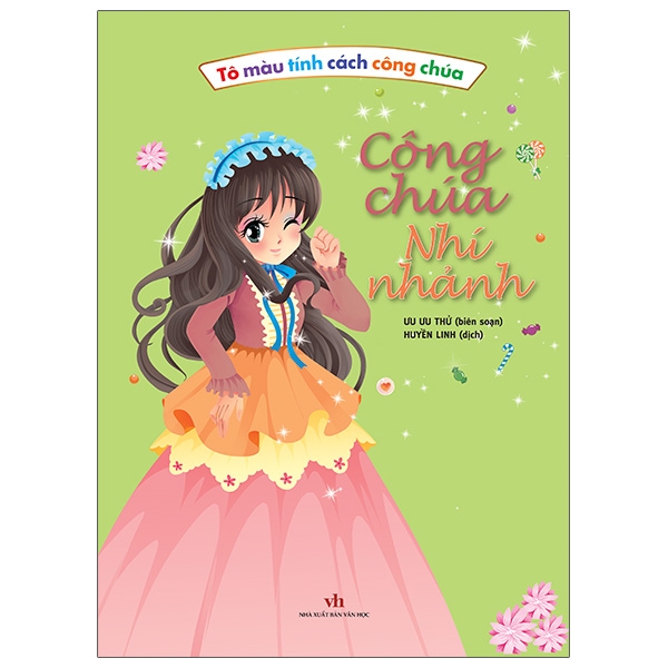 tô màu tính cách công chúa - công chúa nhí nhảnh