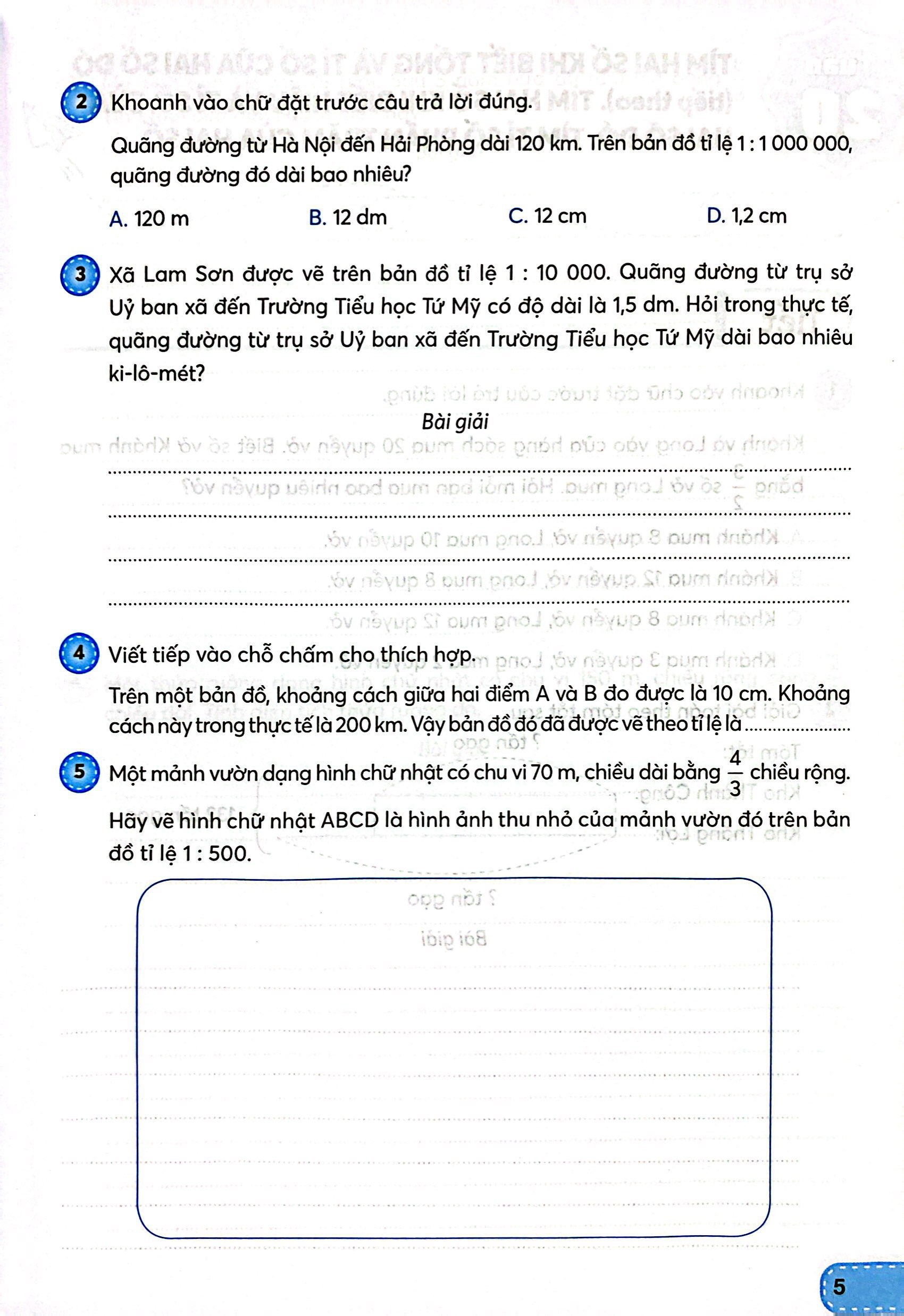 toán 5 - tập 2 (kết nối) (dành cho buổi học thứ hai) - Ảnh 6
