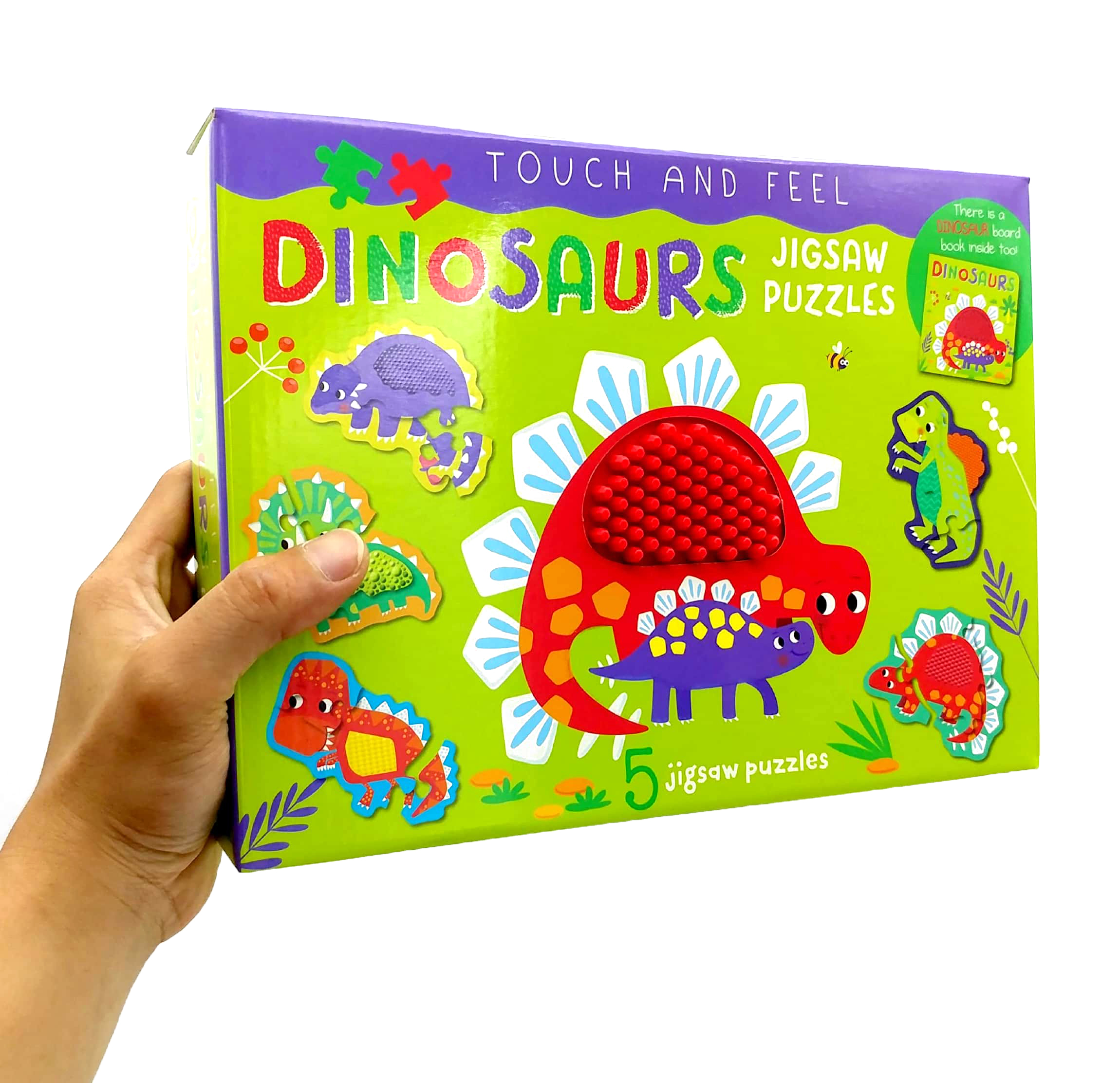 touch and feel - dinosaurs jigsaw puzzles - Ảnh 23