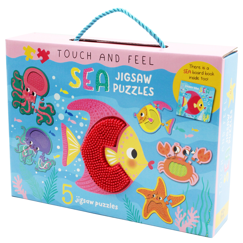 touch and feel jigsaw puzzles boxset - sea (5 jigsaw puzzles) - Ảnh 6