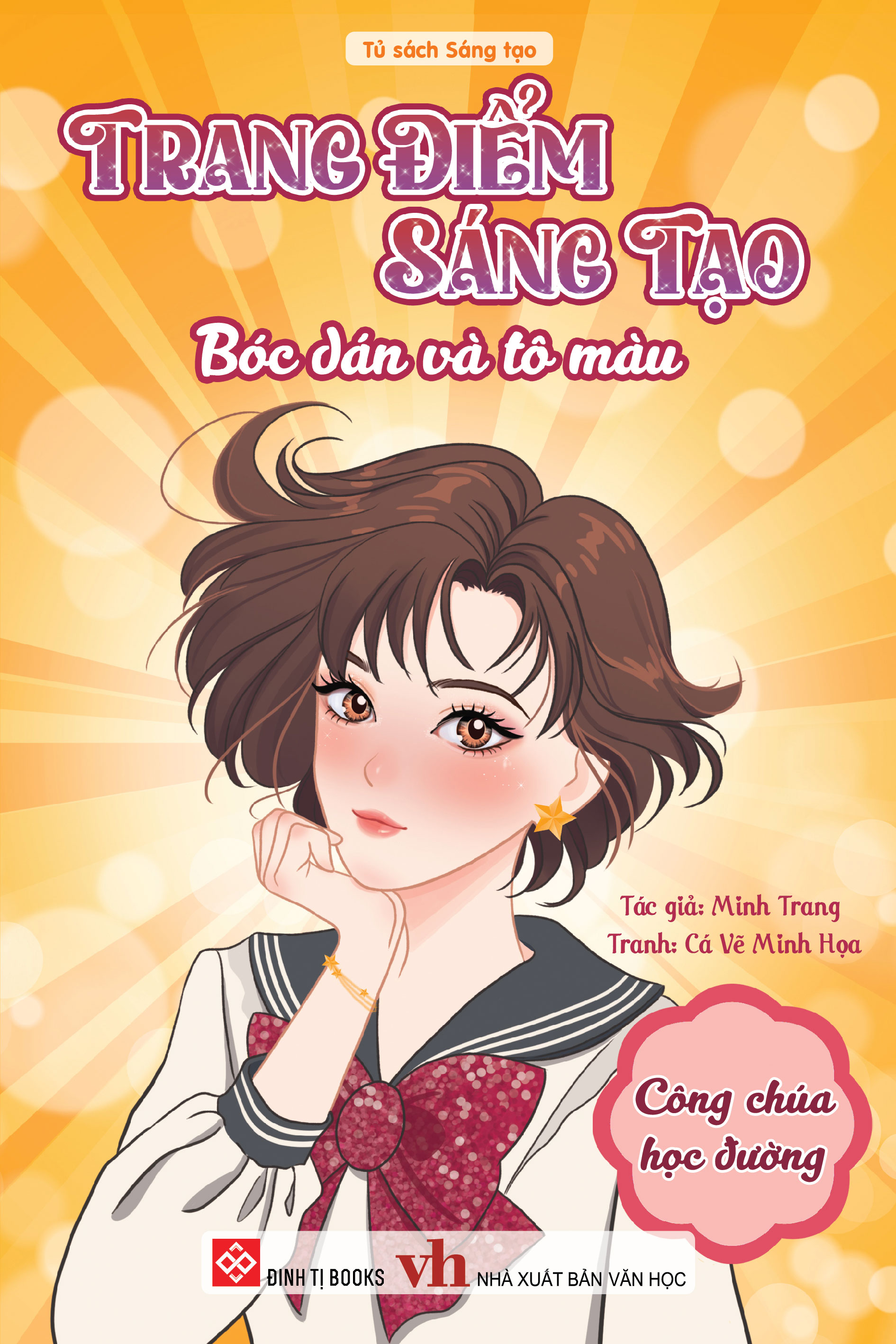 Trang Điểm Sáng Tạo - Bóc Dán Và Tô Màu - Công Chúa Học Đường - Ảnh 2