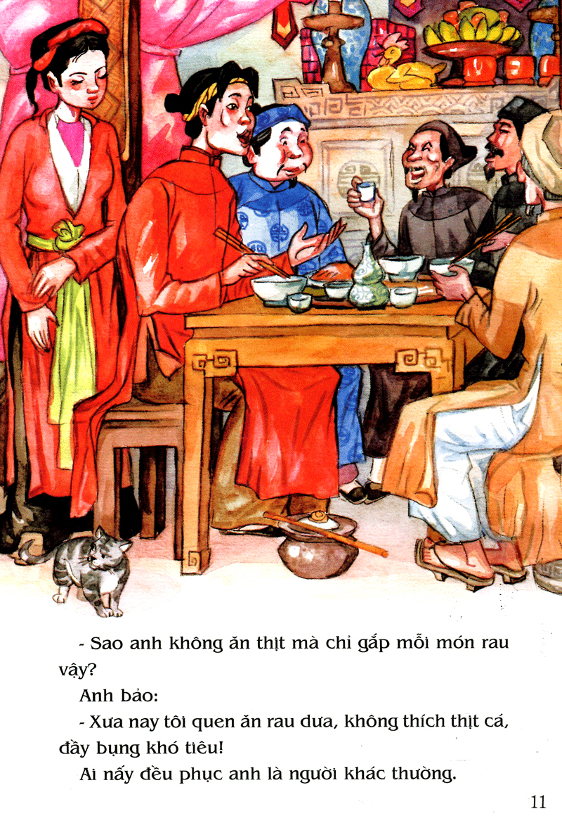 tranh truyện dân gian việt nam - anh chàng nhanh trí (tái bản 2023) - Ảnh 2