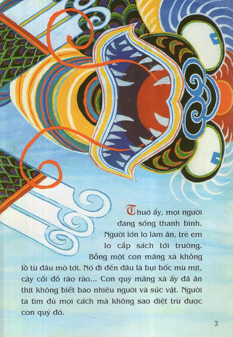 tranh truyện dân gian việt nam - diệt mãng xà (tái bản 2024) - Ảnh 3