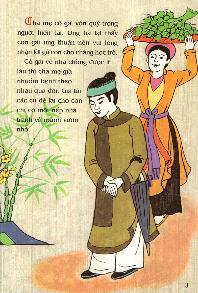 tranh truyện dân gian việt nam - hai ông tiến sĩ (tái bản 2024) - Ảnh 3