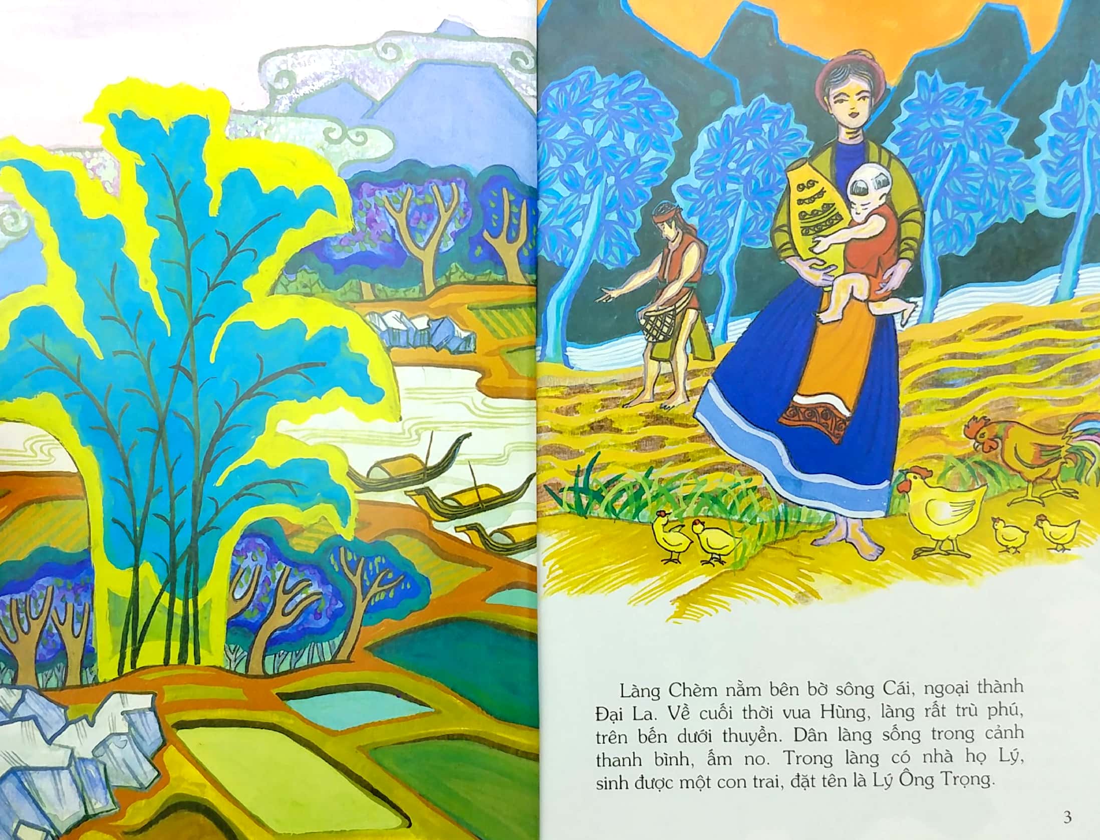 tranh truyện dân gian việt nam - lý ông trọng - Ảnh 3
