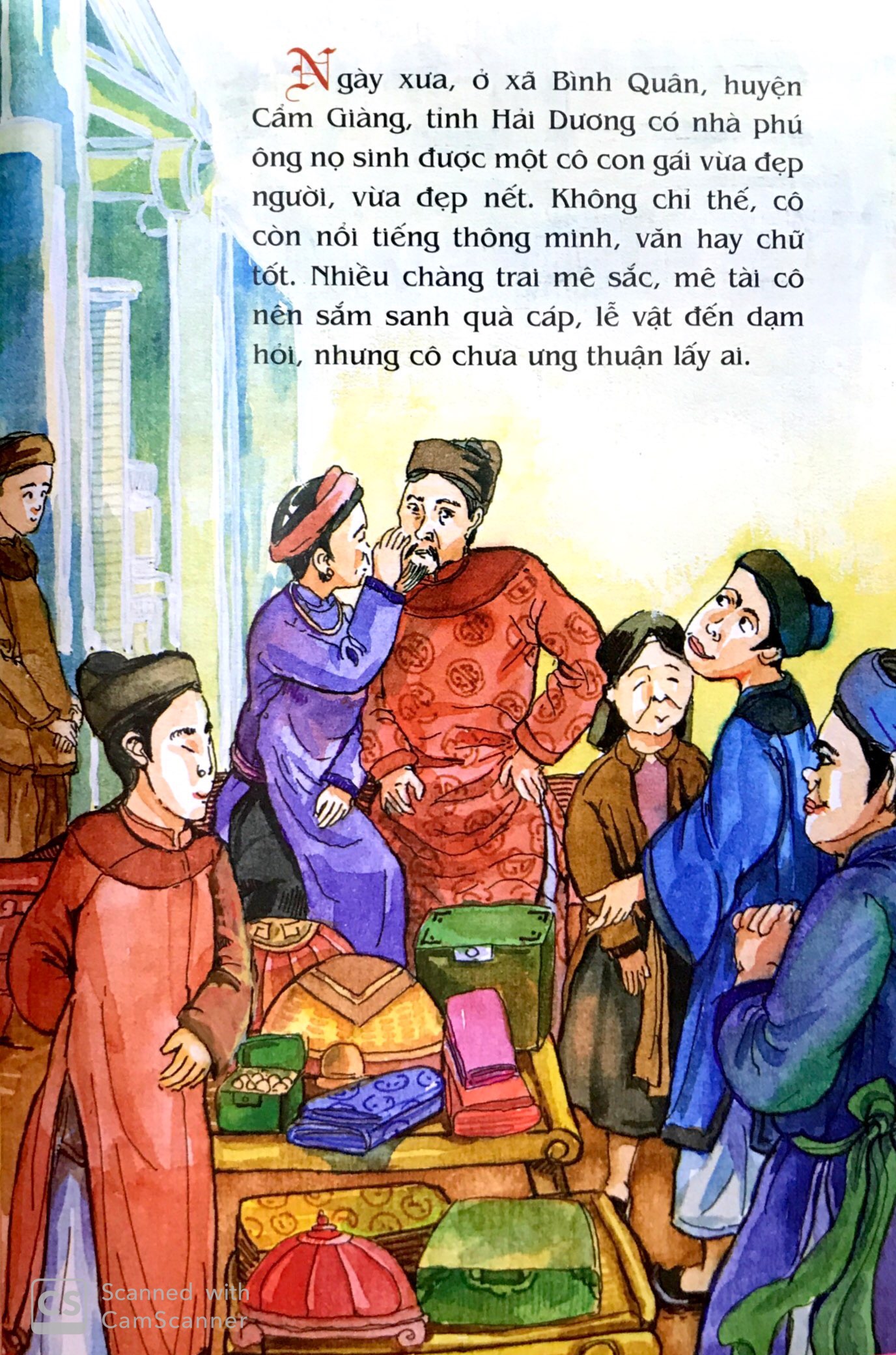 tranh truyện dân gian việt nam - sự tích tháp báo ân (tái bản 2024) - Ảnh 5
