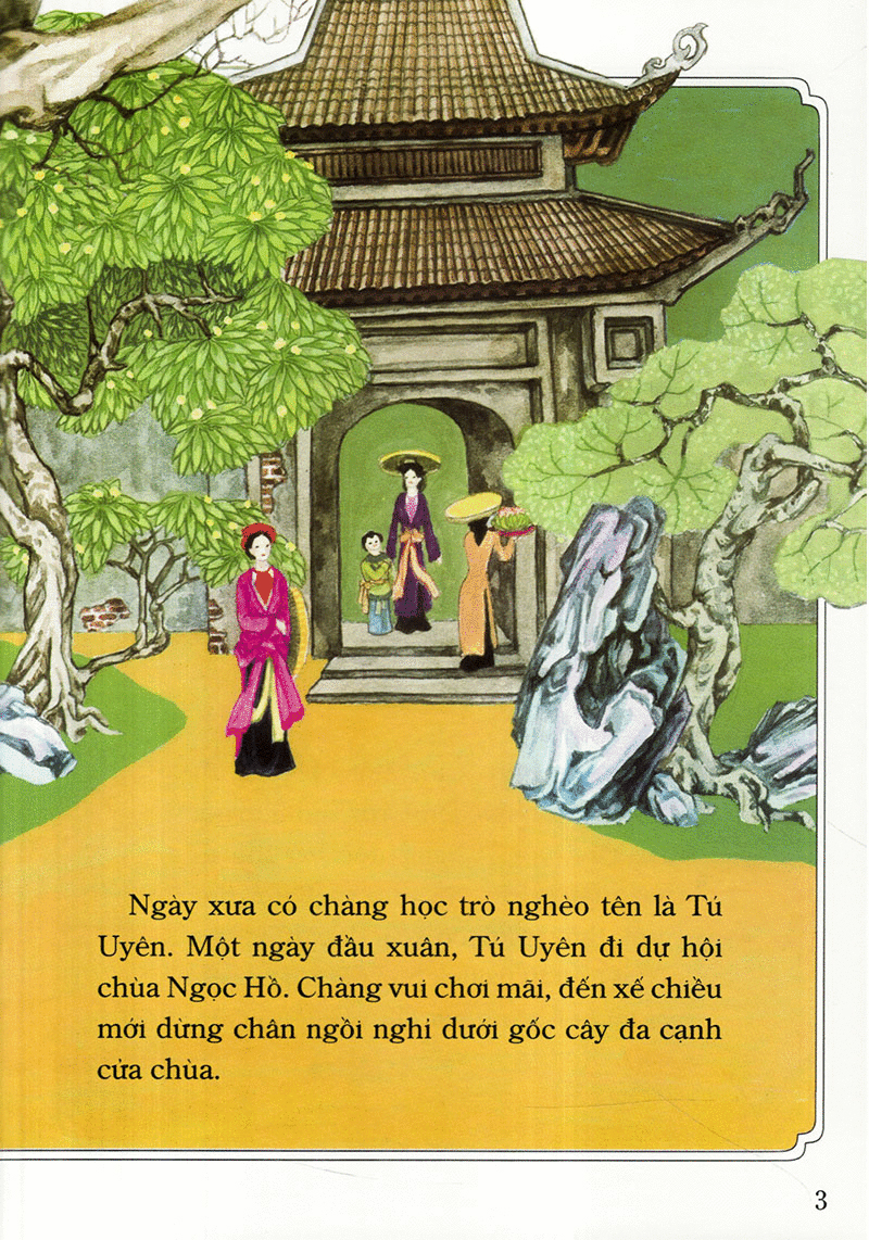 tranh truyện dân gian việt nam - tú uyên giáng kiều (tái bản 2019) - Ảnh 4