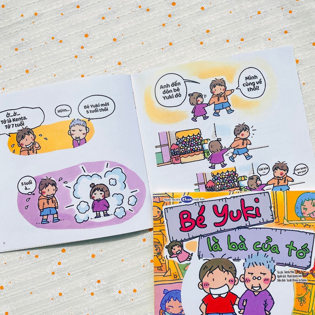 tranh truyện ehon nhật bản - bé yuki là bà của tớ - Ảnh 6