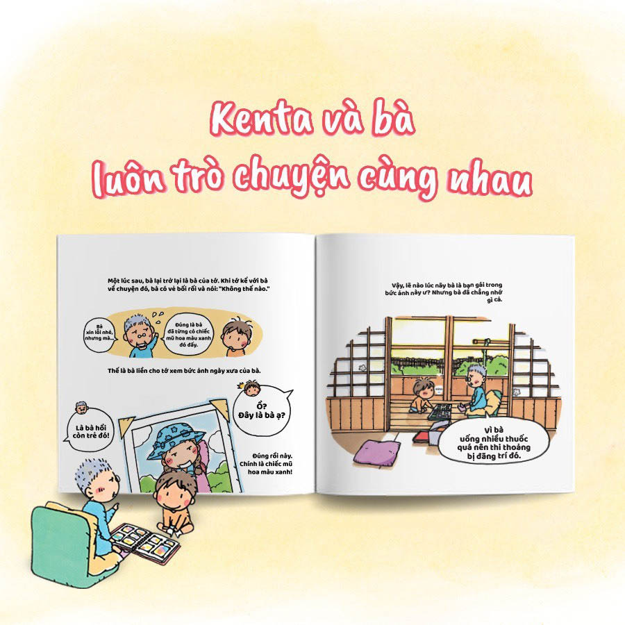 tranh truyện ehon nhật bản - bé yuki là bà của tớ - Ảnh 8