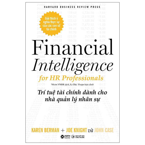 Trí Tuệ Tài Chính Dành Cho Nhà Quản Lý Nhân Sự - Financial Intelligence