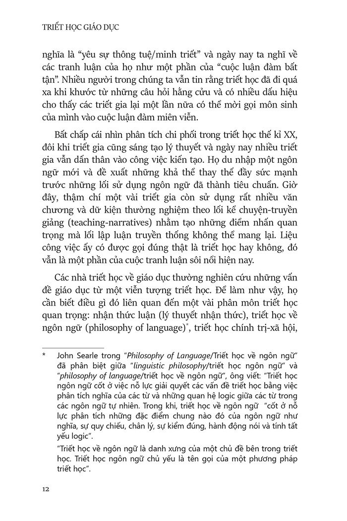 triết học giáo dục - philosophy of education (tái bản 2023) - Ảnh 5