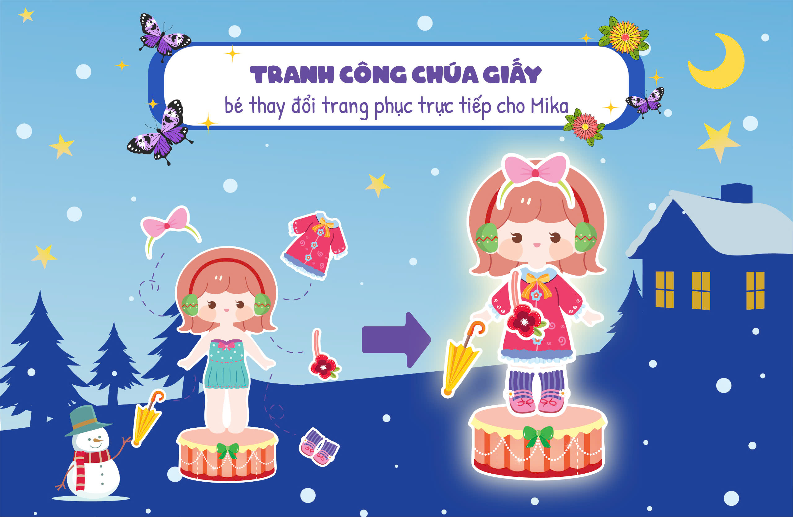 trò chơi sắp xếp tủ đồ cùng mika xinh đẹp - thời trang và phụ kiện mùa đông ấm áp - Ảnh 4