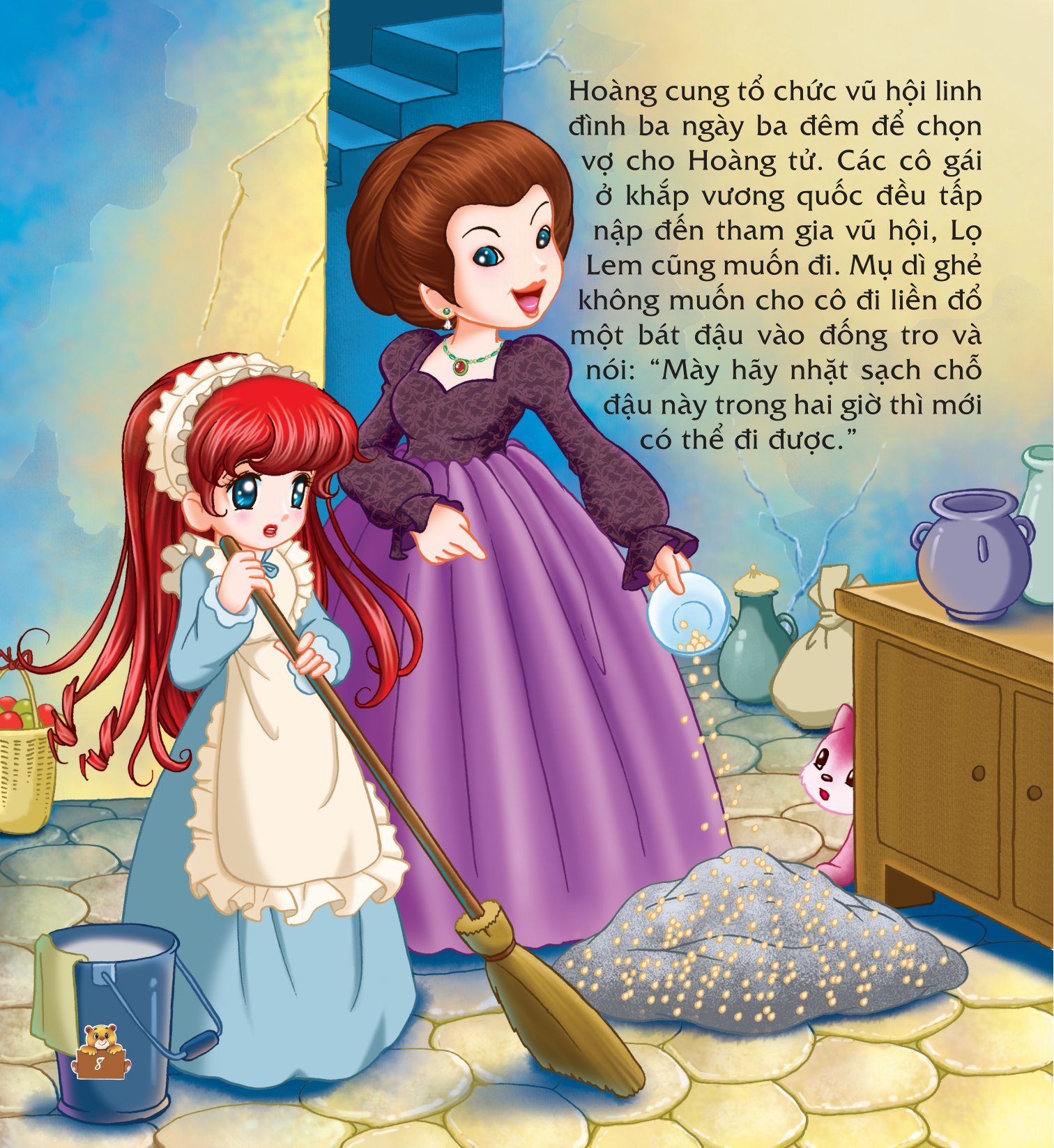 truyện kể cho bé trước giờ đi ngủ - ngày xửa ngày xưa: cô bé lọ lem - Ảnh 9