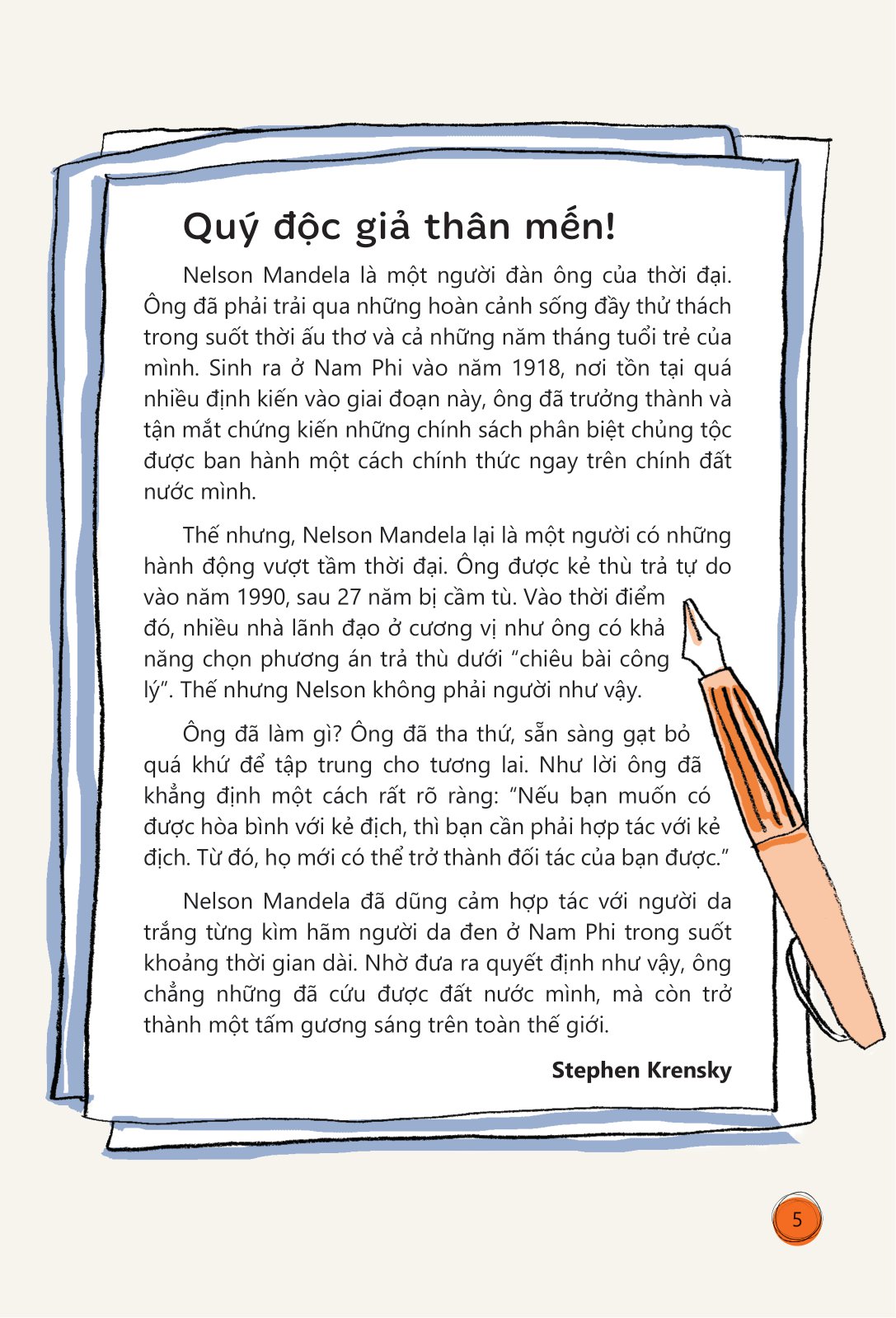 truyện kể danh nhân truyền cảm hứng - nelson mandela - Ảnh 3