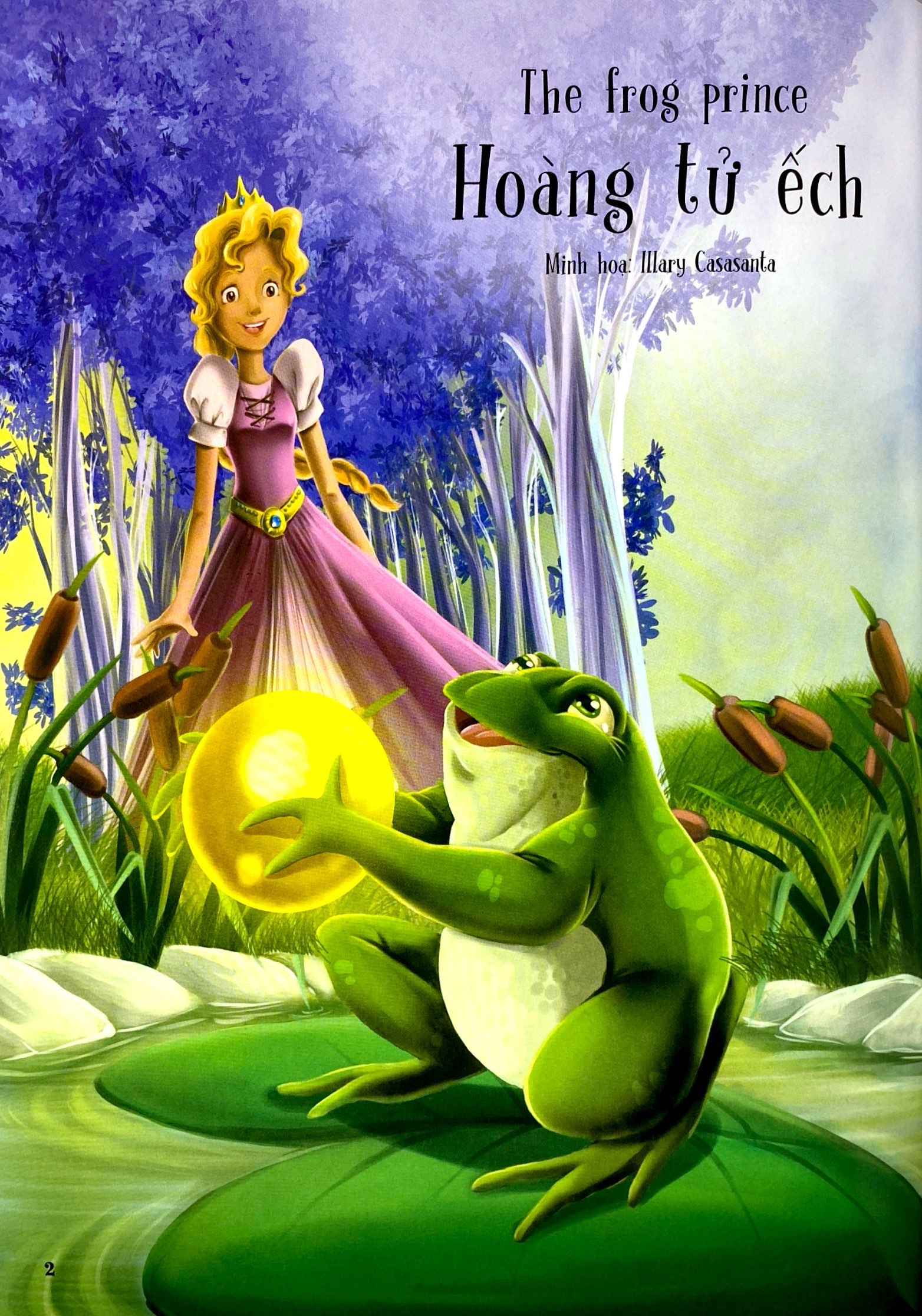 truyện song ngữ anh - việt: hoàng tử ếch - Ảnh 3