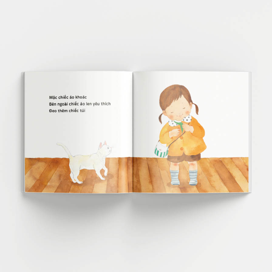 truyện tranh ehon nhật bản - đi dạo trên lá vàng mùa thu - Ảnh 3