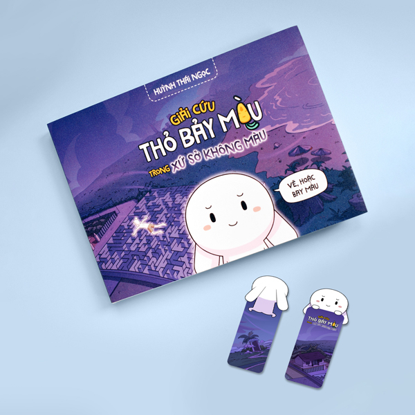 Truyện Tranh Tương Tác - Giải Cứu Thỏ Bảy Màu Trong Xứ Sở Không Màu - Bản Đặc Biệt Fahasa - Tặng Kèm 1 Bìa Áo Ngoài Phiên Bản Sáng + 1 Bookmark 2 Mặt Cán Holo + 3 Sticker Cán Holo - Ảnh 20