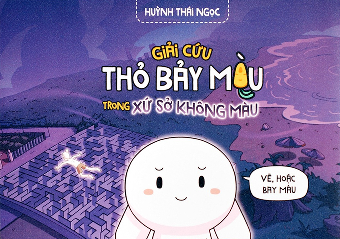 Truyện Tranh Tương Tác - Giải Cứu Thỏ Bảy Màu Trong Xứ Sở Không Màu - Bản Đặc Biệt Fahasa - Tặng Kèm 1 Bìa Áo Ngoài Phiên Bản Sáng + 1 Bookmark 2 Mặt Cán Holo + 3 Sticker Cán Holo - Ảnh 3