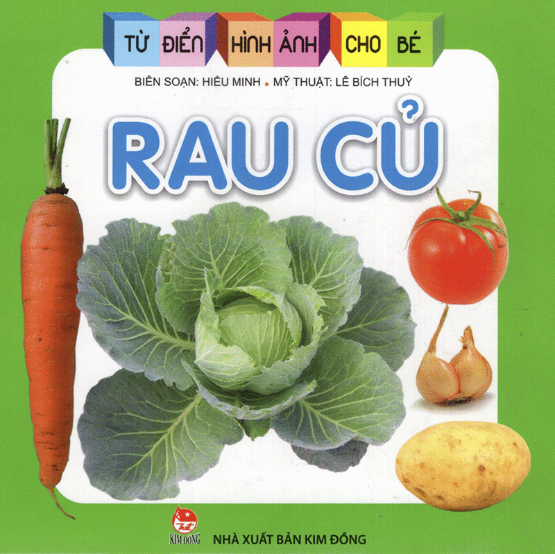 từ điển hình ảnh cho bé - rau củ (tái bản 2019) - Ảnh 2