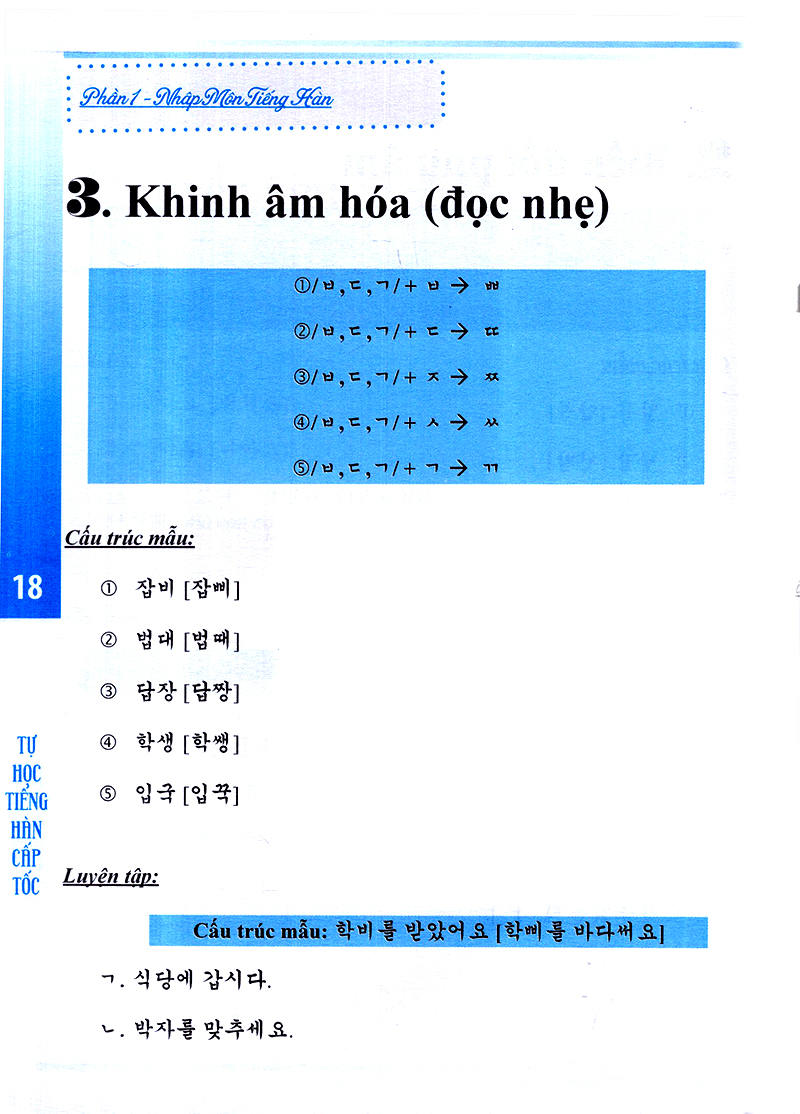 tự học tiếng hàn cấp tốc - Ảnh 10