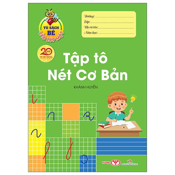 tủ sách bé vào lớp một - tập tô nét cơ bản