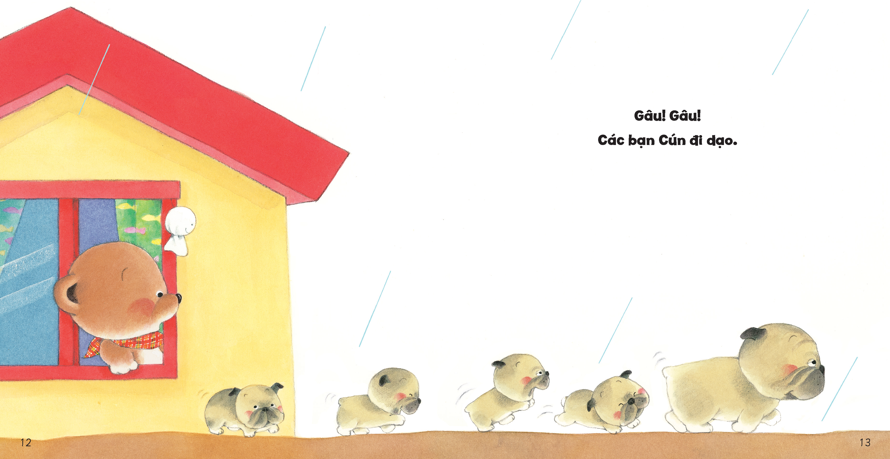 tủ sách ehon cho bé - dạo chơi - bìa cứng - Ảnh 5