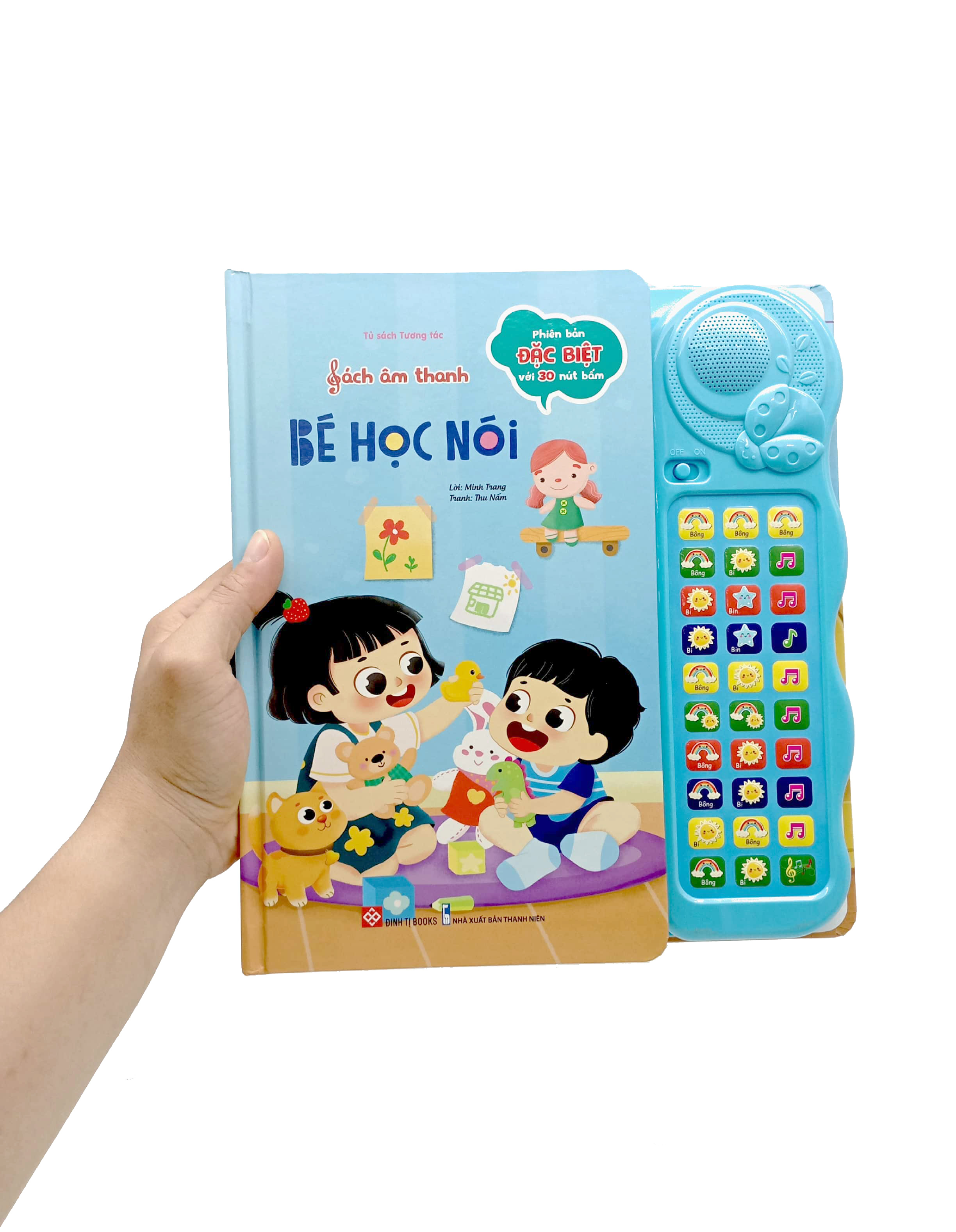tủ sách tương tác - sách âm thanh - bé học nói - phiên bản đặc biệt với 30 nút bấm - Ảnh 7
