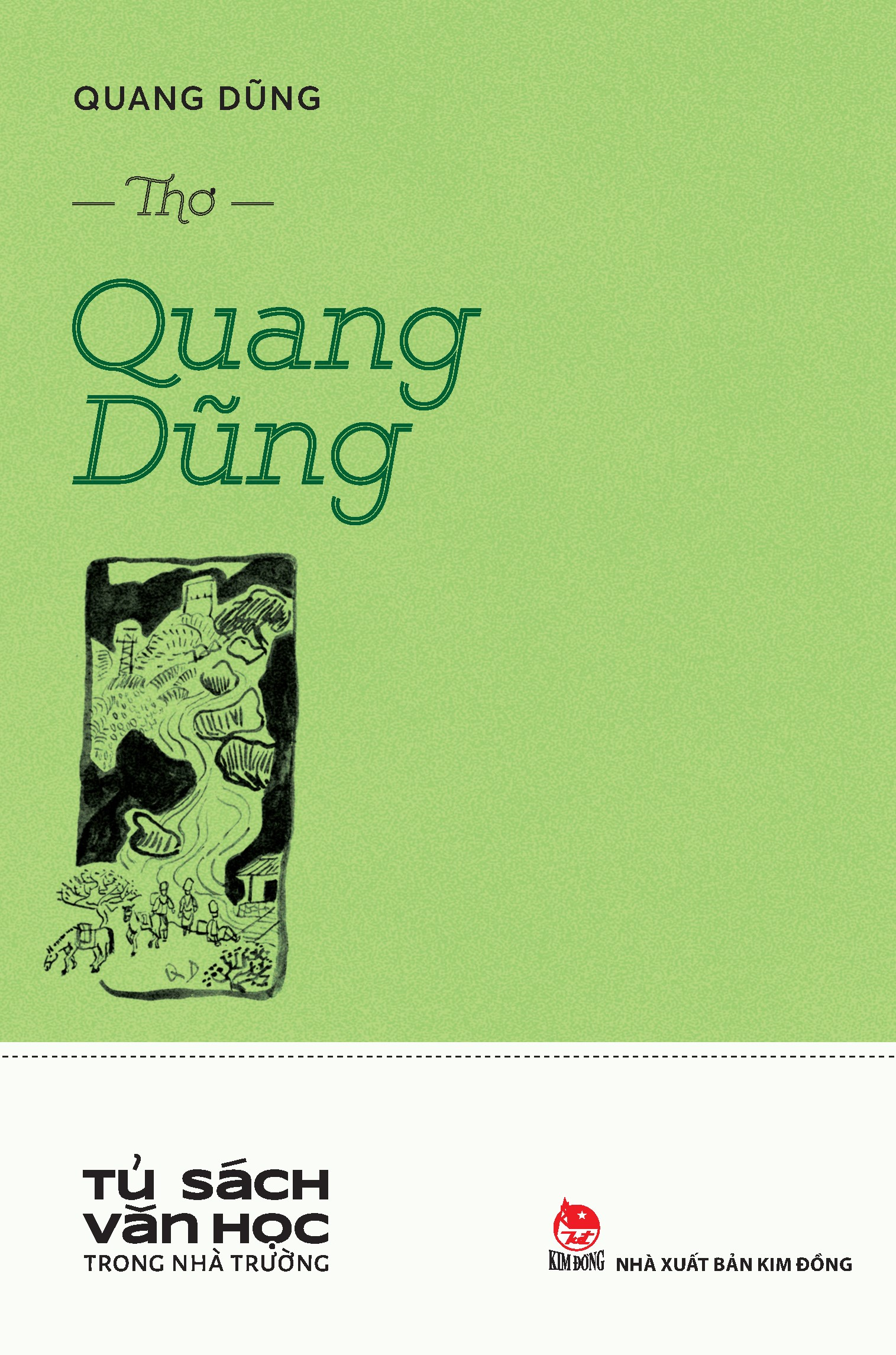 tủ sách văn học trong nhà trường - thơ quang dũng - Ảnh 2