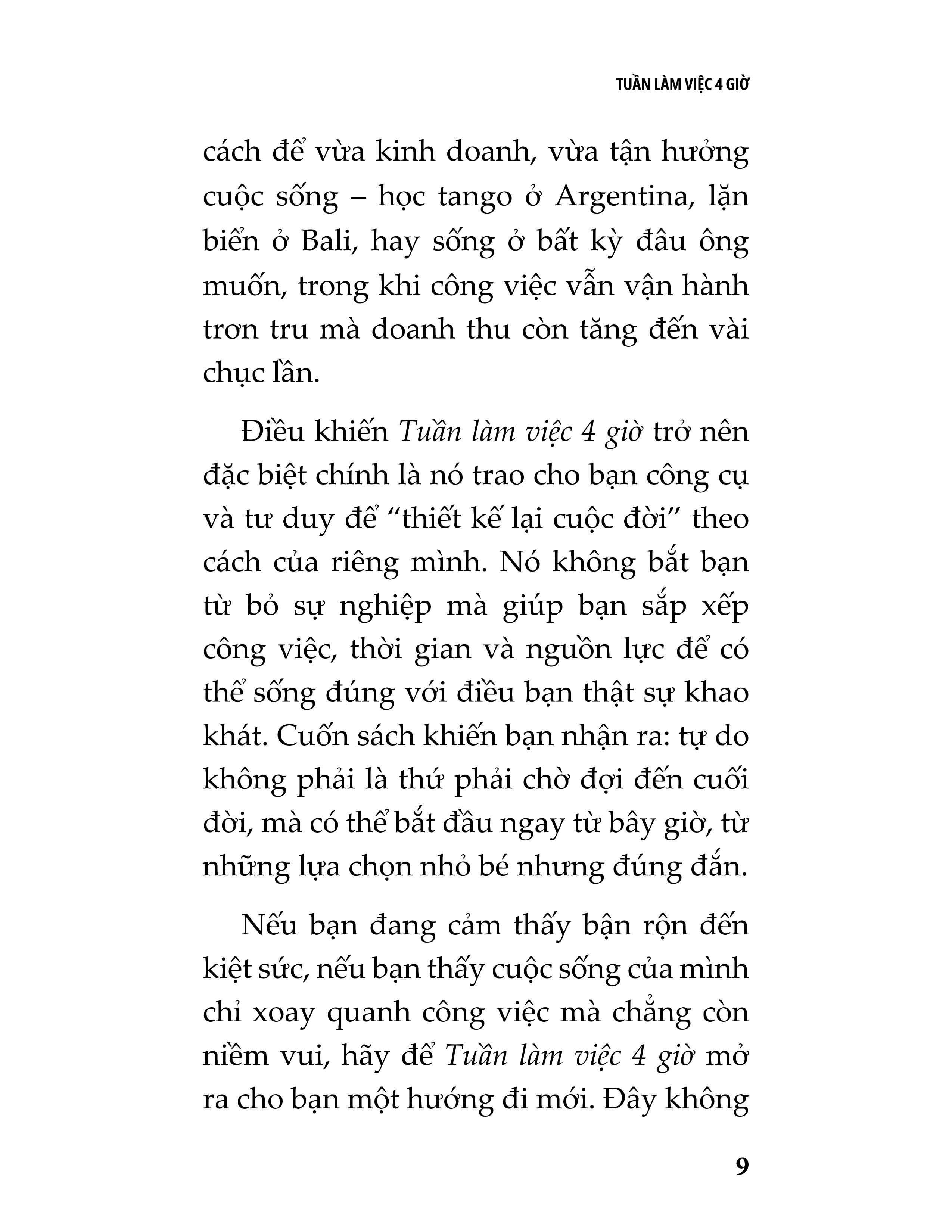 Tuần Làm Việc 4 Giờ - Bìa Cứng - Sách Tinh Gọn - Ảnh 4