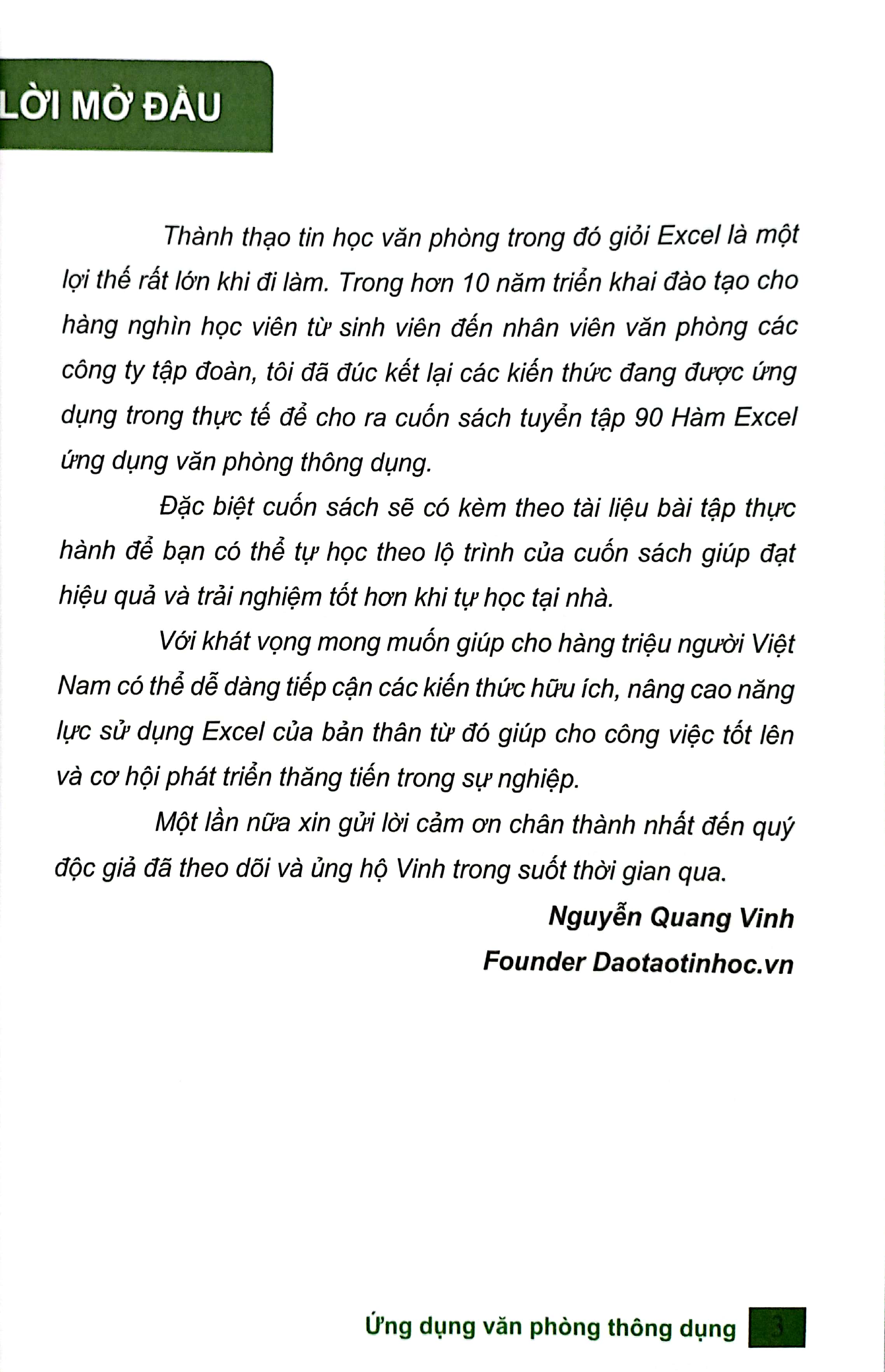 tuyển tập 90 hàm excel ứng dụng văn phòng thông dụng - Ảnh 3