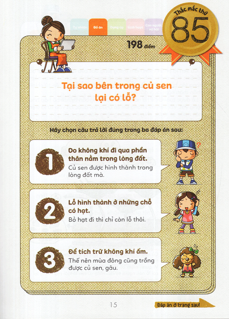 tuyển tập câu hỏi của học sinh tiểu học - về sự vật xung quanh (tái bản 2019) - Ảnh 13