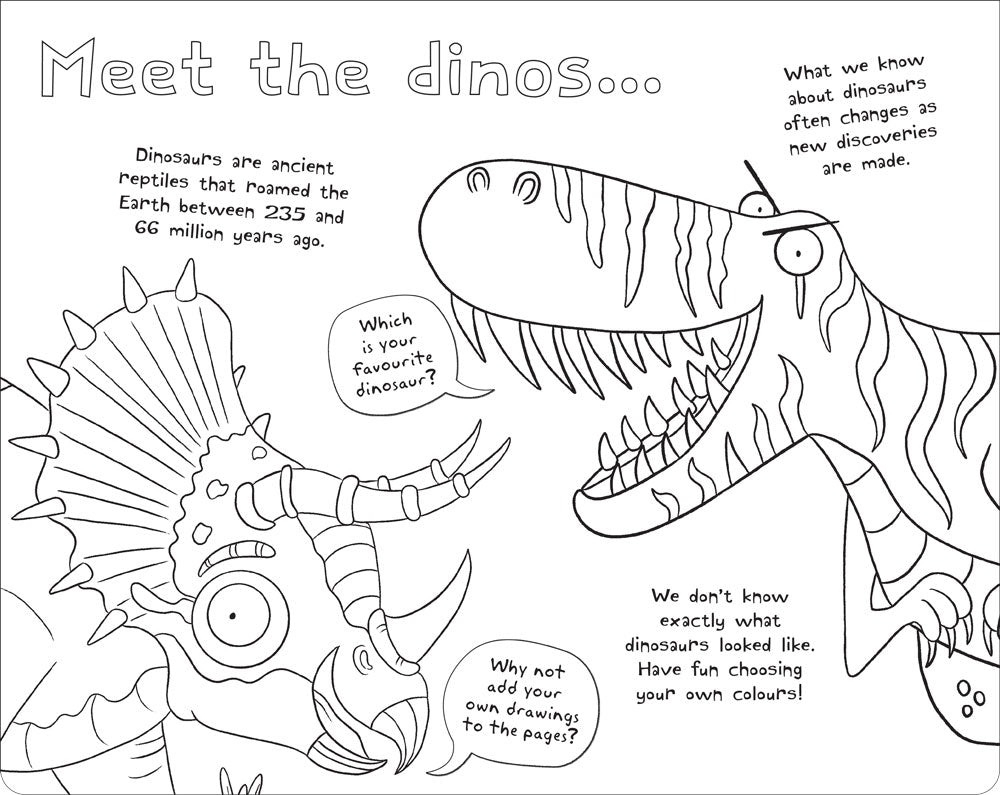 ultimate colour-in - dinosaur - Ảnh 3