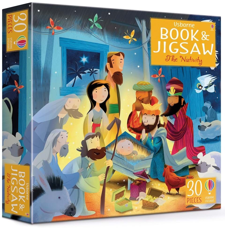 usborne book and jigsaw: the nativity - Ảnh 3