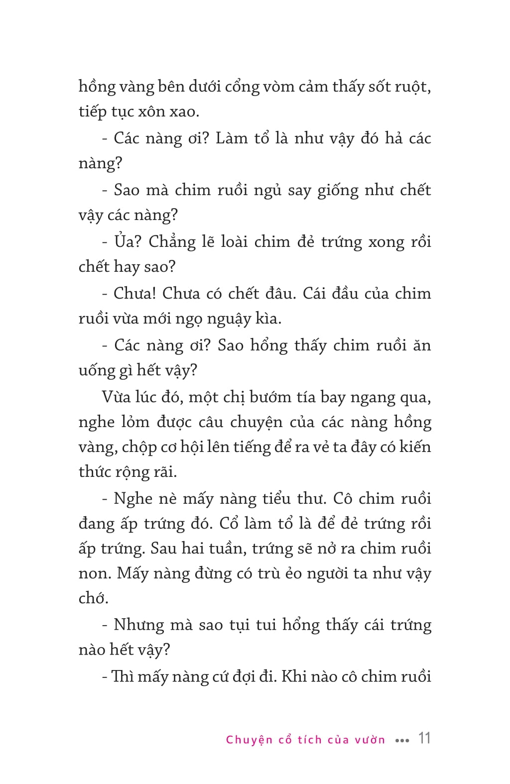 văn học thiếu nhi - chuyện cổ tích của vườn - Ảnh 11