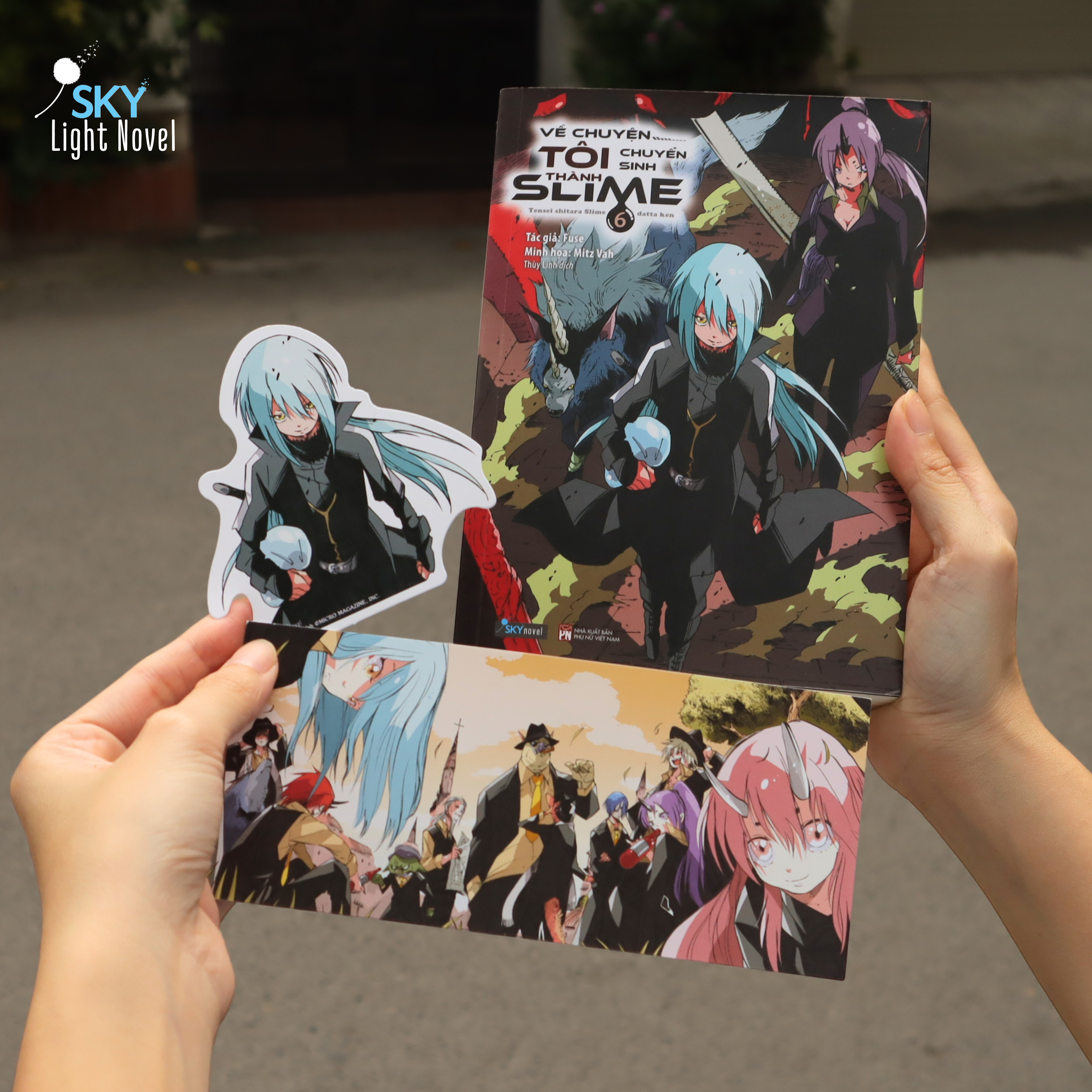 về chuyện tôi chuyển sinh thành slime - tập 6 - tặng kèm bookmark + postcard - Ảnh 6