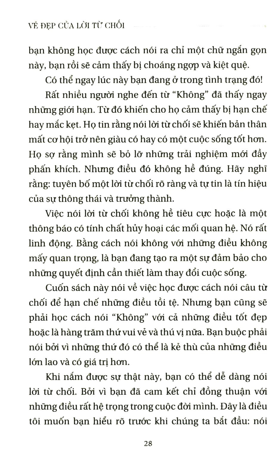 vẻ đẹp của lời từ chối - Ảnh 4