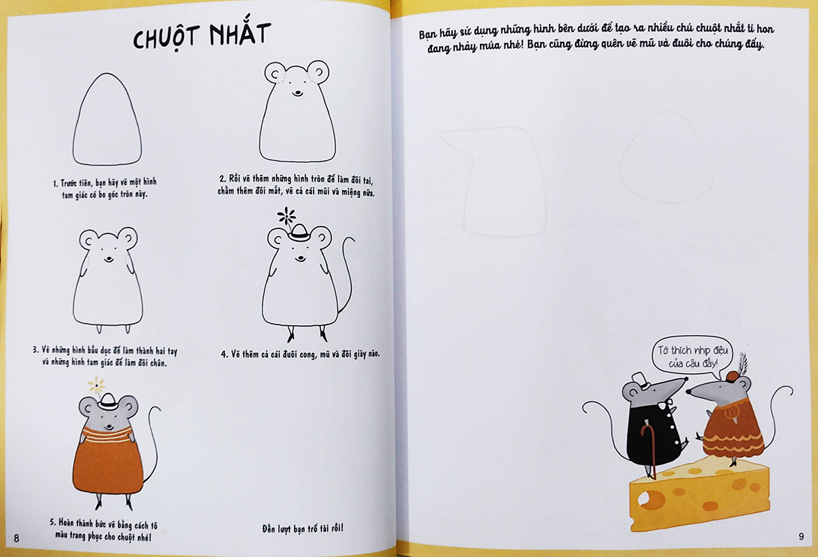 vẽ theo phong cách kawaii với 5 bước đơn giản - thế giới động vật - Ảnh 5