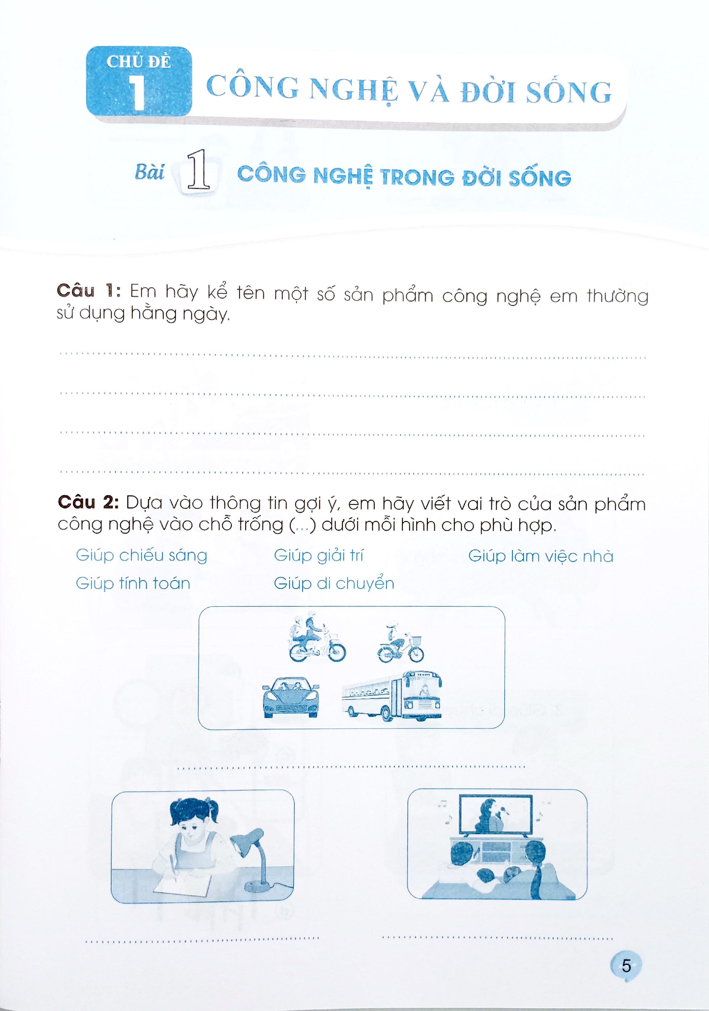 vở bài tập công nghệ 5 (cánh diều) (chuẩn) - Ảnh 5